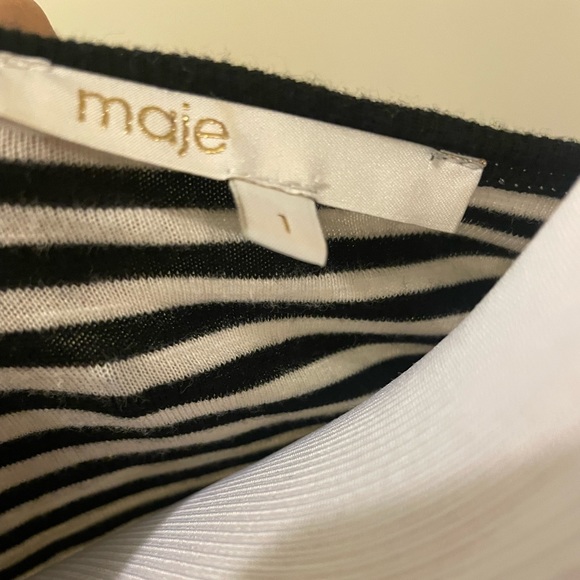 Maje striped fringe top - Picture 8 of 9